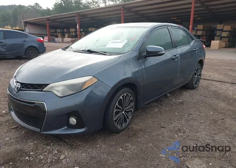 2015 Toyota Corolla S Plus from USA, damaged, VIN 2T1BURHE4FC457281